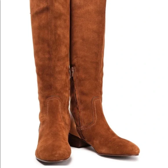 See by Chloe Lara Two-tone Leather Riding Boots - Picture 3 of 11